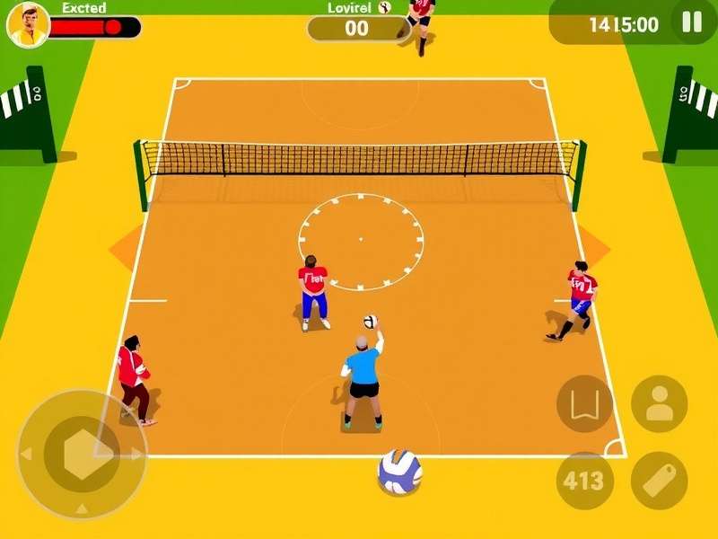 Volley Crusaders Game Screenshot
